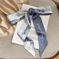 French Bow Tie Painting Silk Scarf