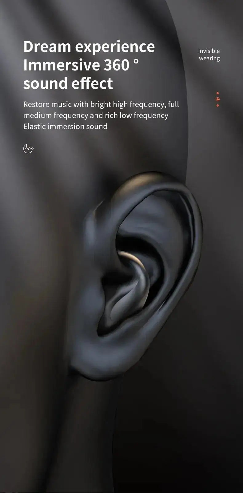 DIXSG Wireless In-Ear Headphones with Active Noise Cancellation & Hybrid Technology