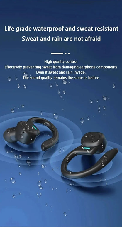 Bluetooth 5.3 Wireless Earphones with Voice Assistant & Wireless Charging