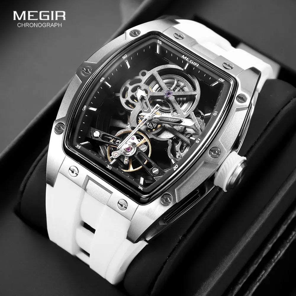 MEGIR Mechanical Skeleton Watch