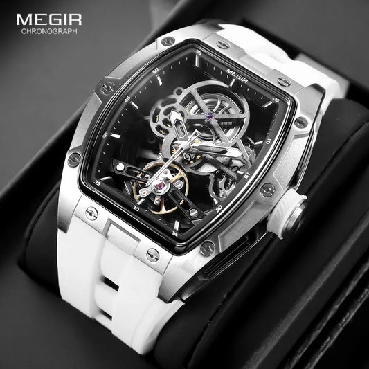 MEGIR Mechanical Skeleton Watch