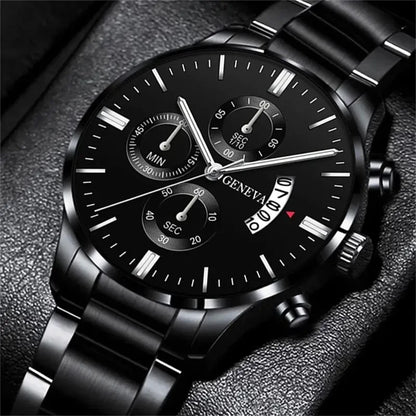 GAIETY Round Alloy Quartz Watch