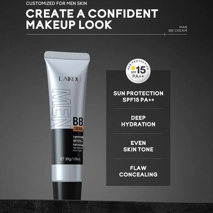 Men’s Full Coverage Waterproof BB Cream