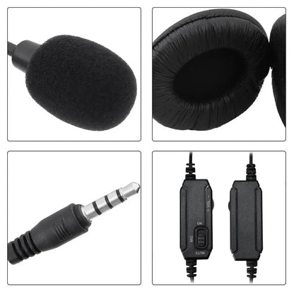 occkic Wired In-Ear Headphones with Active Noise Cancellation & Microphone
