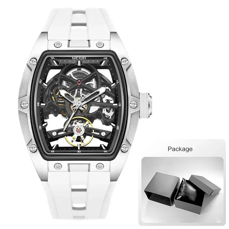 MEGIR Mechanical Skeleton Watch