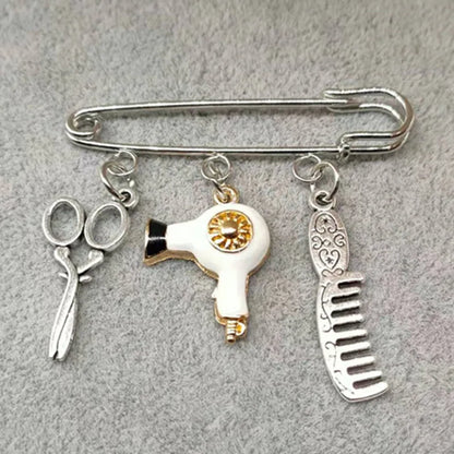 Hair Stylist Brooch
