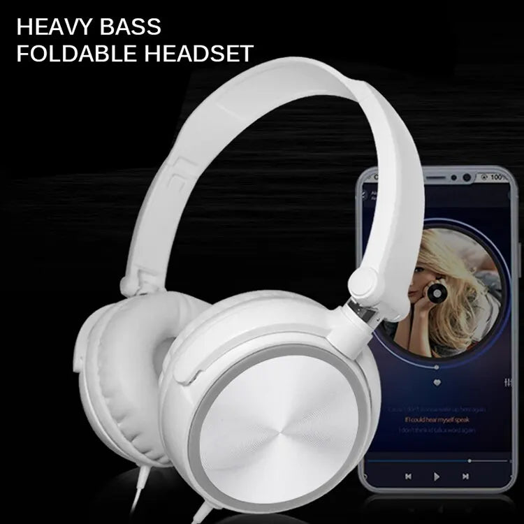 Wired Over-Ear Headphones with Microphone