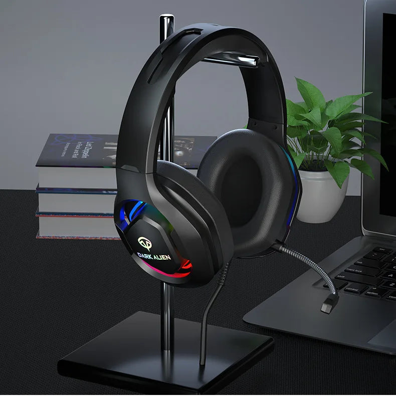 EOENKK Wired USB Gaming Headphones