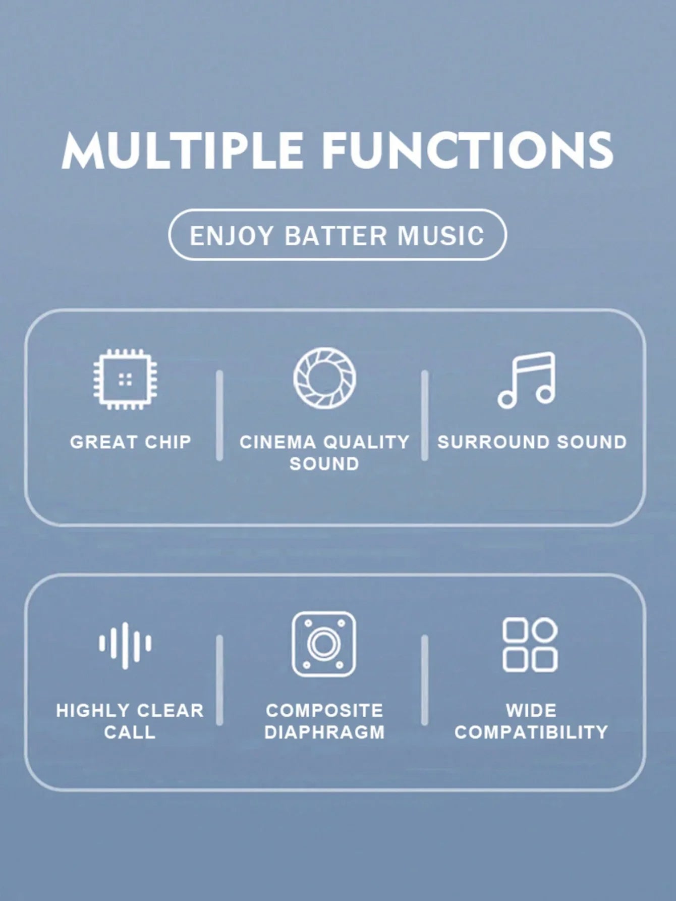 Wireless In-Ear Bluetooth Headphones with Active Noise Cancellation