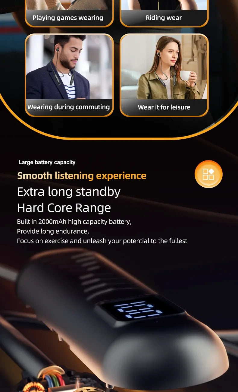 Wireless Bluetooth In-Ear Earphones with Mic