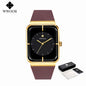 WWOOR Luxury Rectangle Silicone Watch