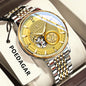 POEDAGAR Luxury Skeleton Dial