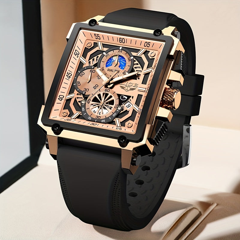 LIGE Men’s Sport Chronograph Watch